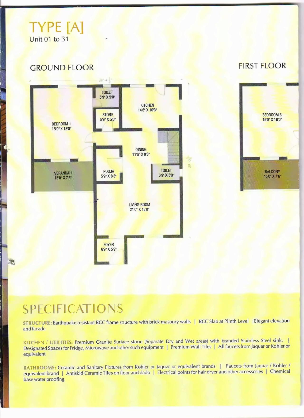 Layout of real estate project Narayan Exotica located at Bakrol, Anand, Gujarat