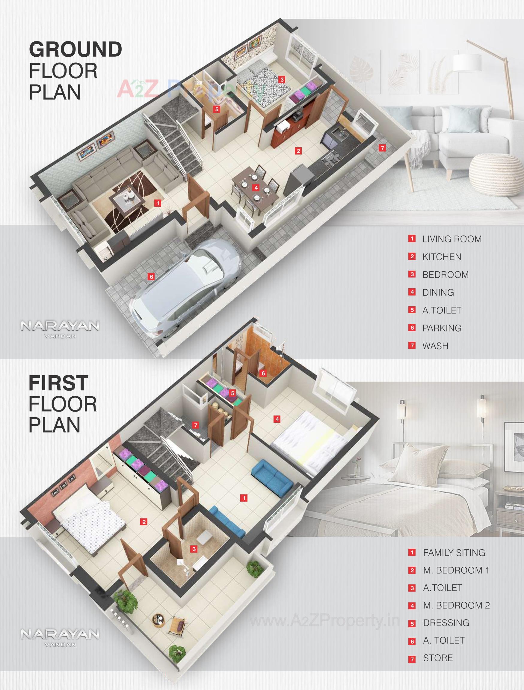 Layout of real estate project Narayan Vandan located at Anand, Anand, Gujarat