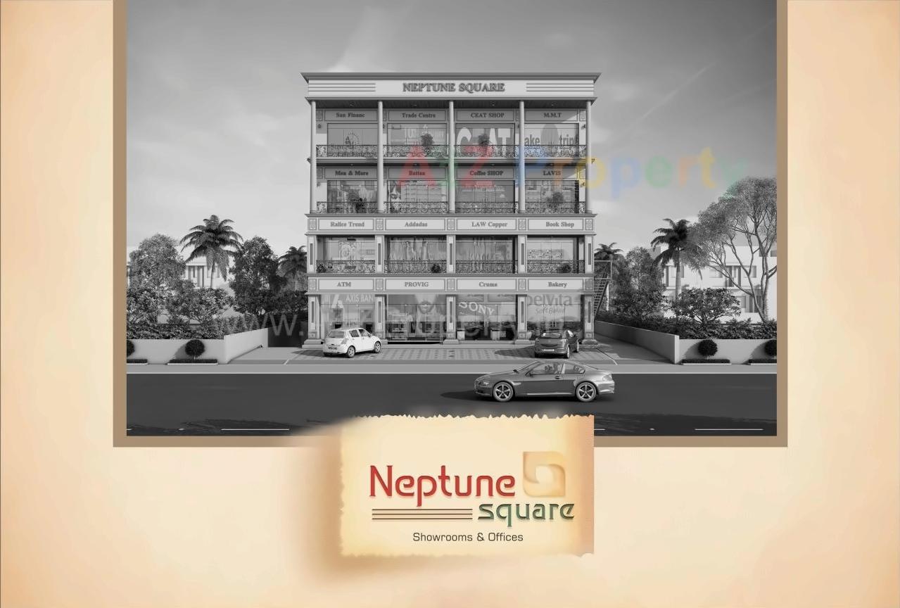 3D Elevation of real estate project Neptune Square located at Vallabh-vidhyanagar, Anand, Gujarat