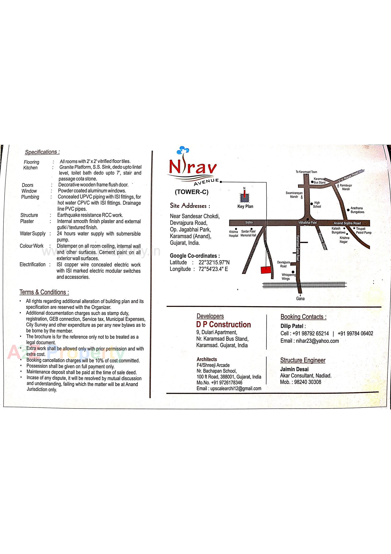  of real estate project Nirav Avenue (tower   C) located at Karmsad, Anand, Gujarat