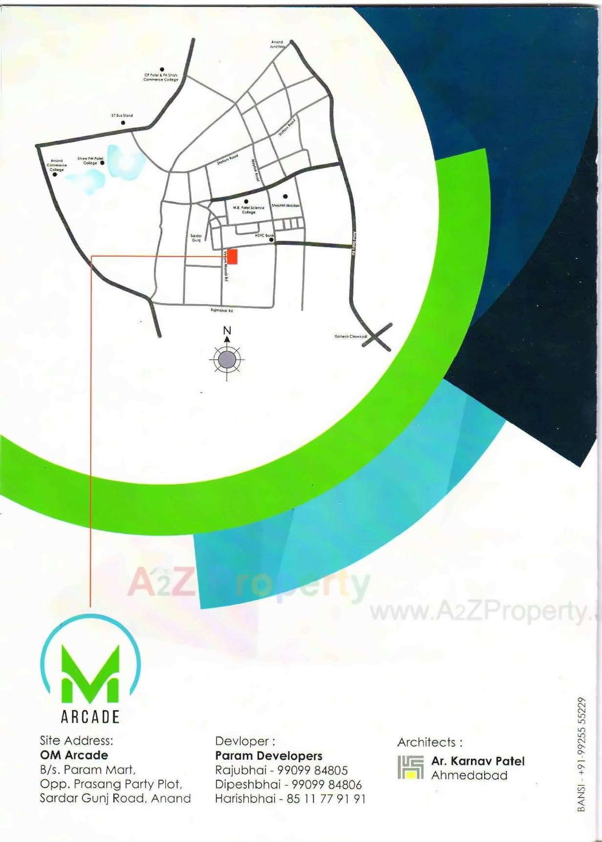 of real estate project Om Arcade located at Anand, Anand, Gujarat