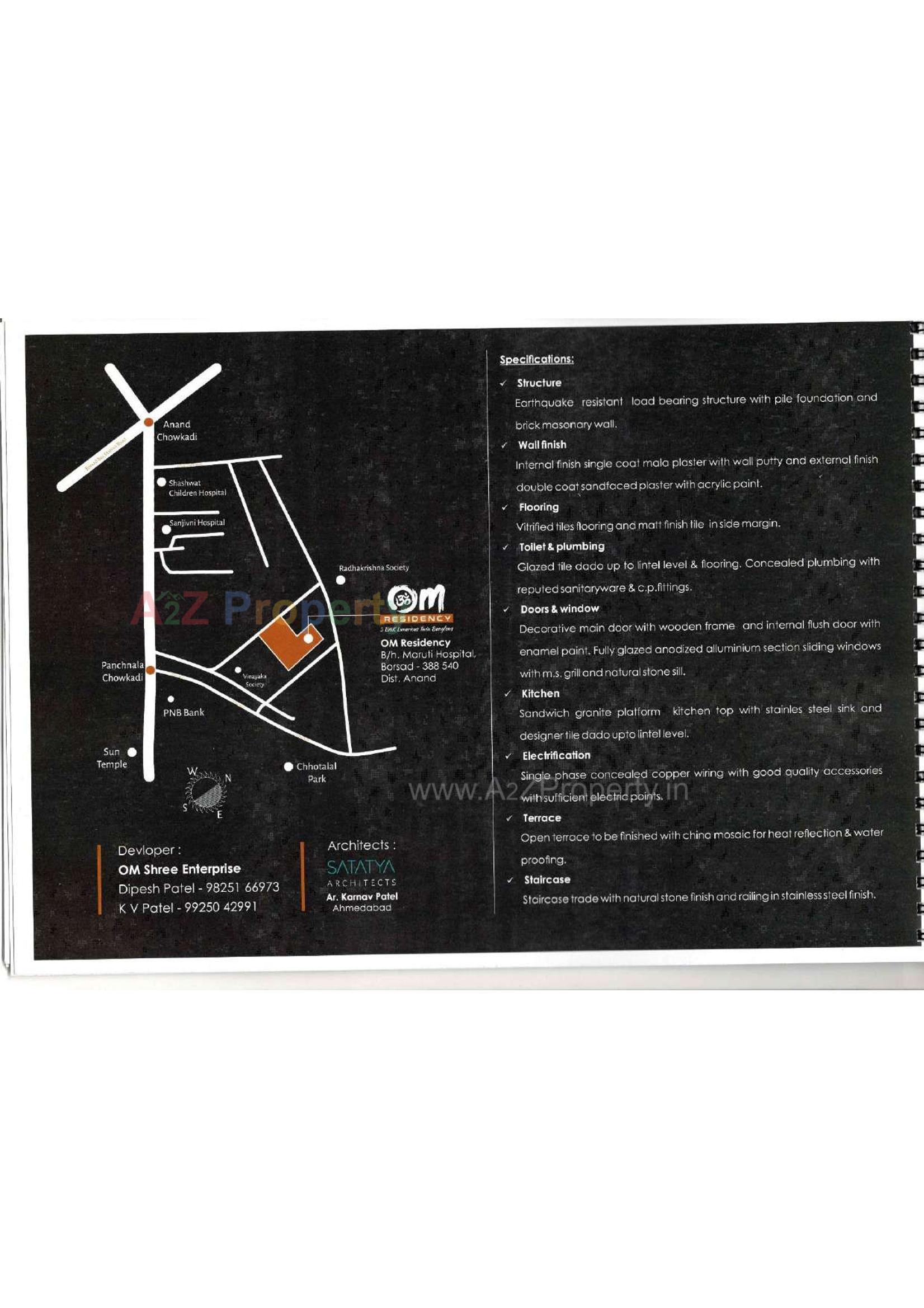  of real estate project Om Residency located at Anand, Anand, Gujarat