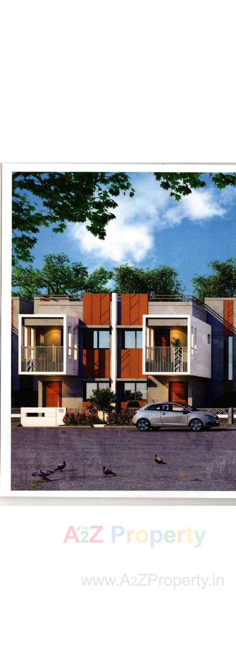 3D Elevation of real estate project Om Residency located at Anand, Anand, Gujarat