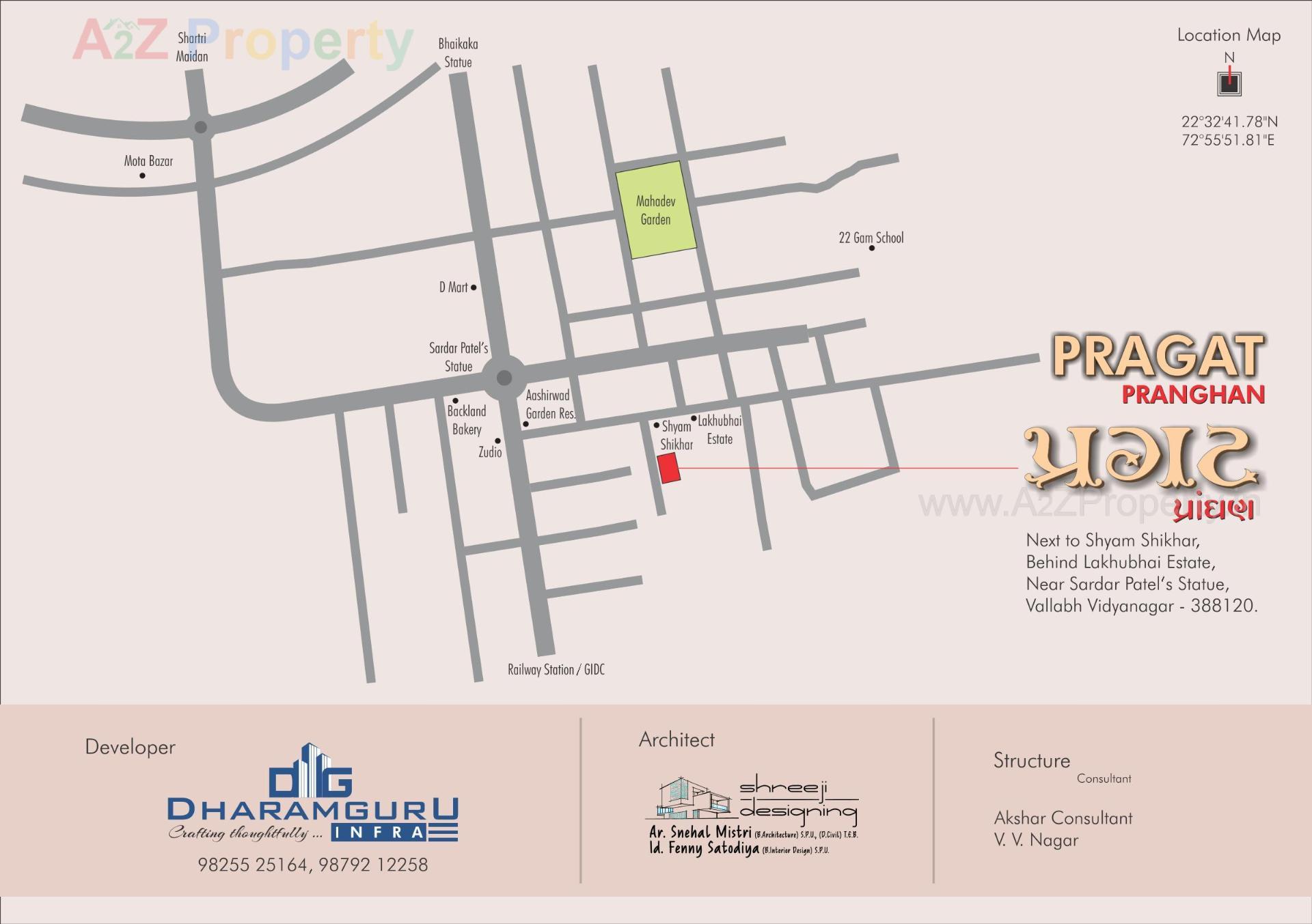  of real estate project Pragat Pranghan located at Vallabh-vidyanagar, Anand, Gujarat