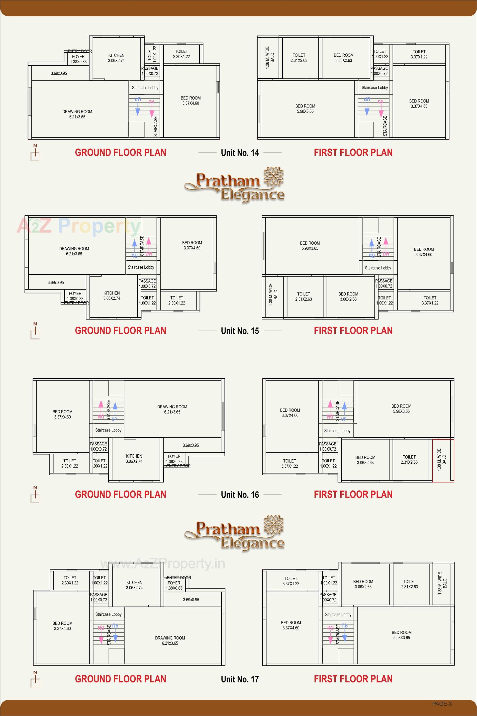 Layout of real estate project Pratham Elegance located at Anand, Anand, Gujarat