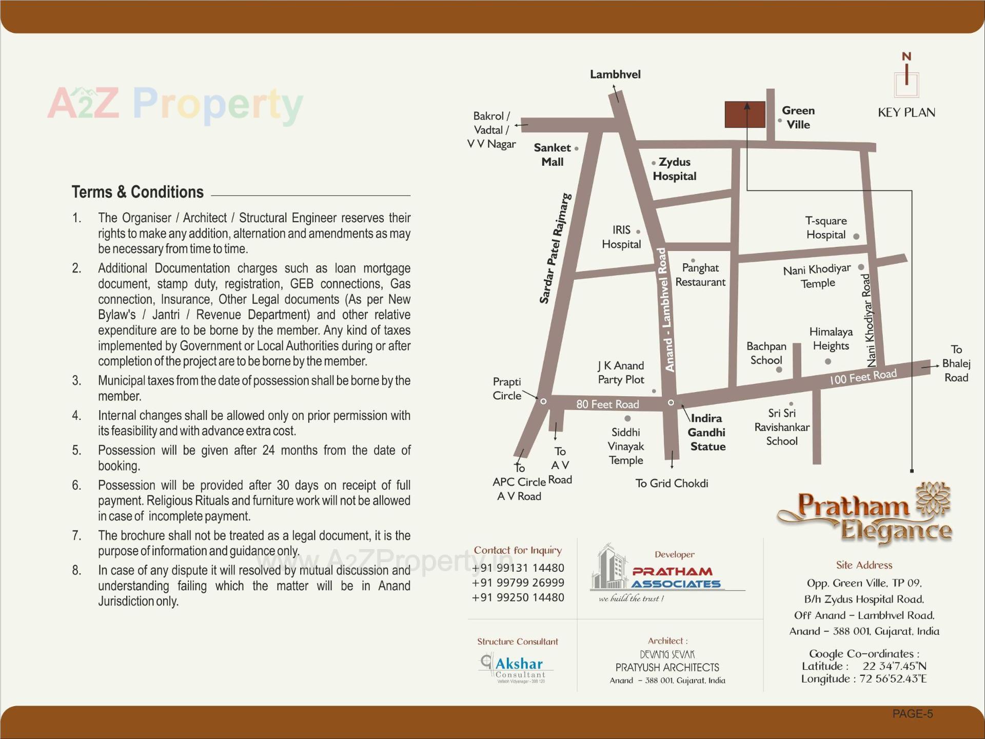  of real estate project Pratham Elegance located at Anand, Anand, Gujarat