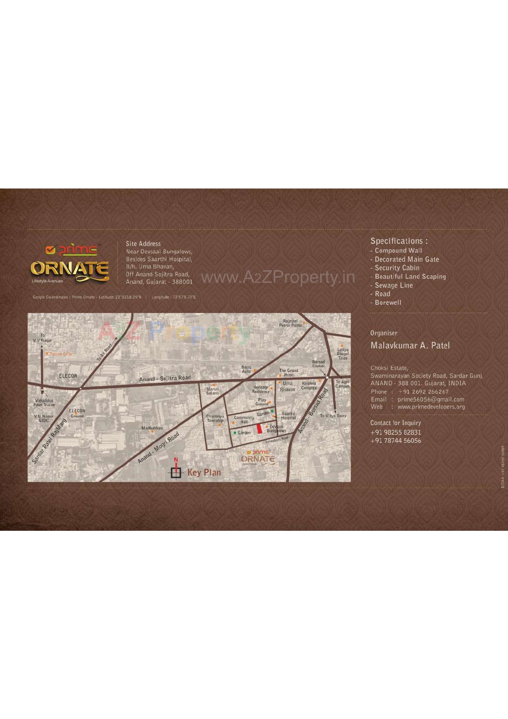  of real estate project Prime Ornate located at Anand, Anand, Gujarat
