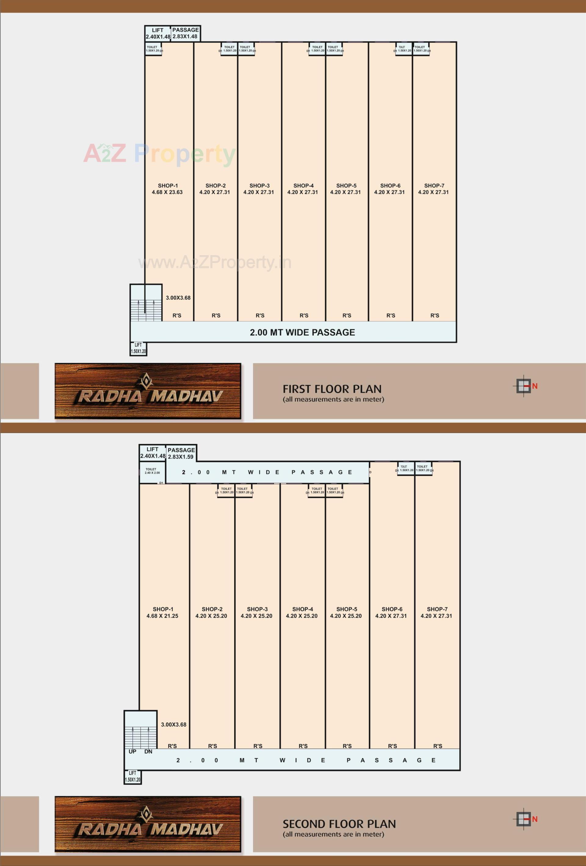 Layout of real estate project Radha Madhav located at Bakrol, Anand, Gujarat