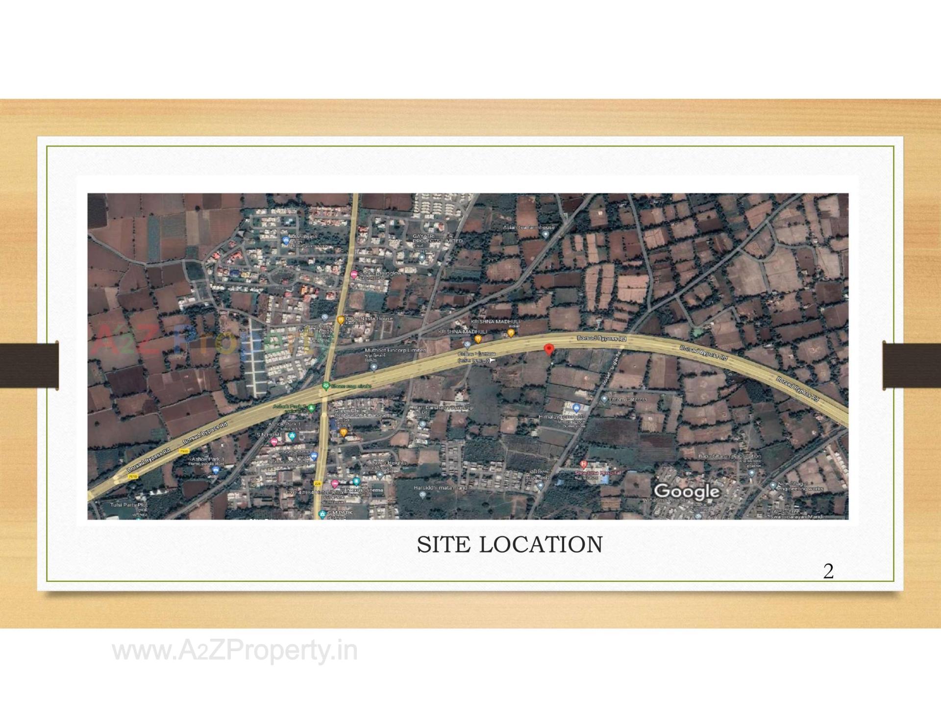  of real estate project Radhe Avenue located at Borsad, Anand, Gujarat
