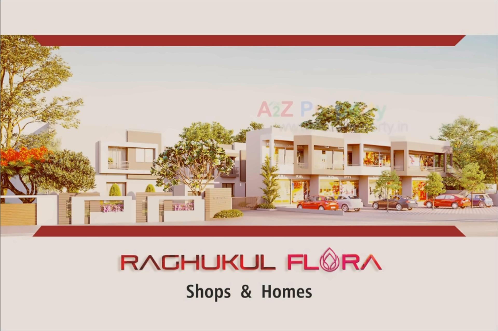 3D Elevation of real estate project Raghukul Flora located at Karamsad, Anand, Gujarat