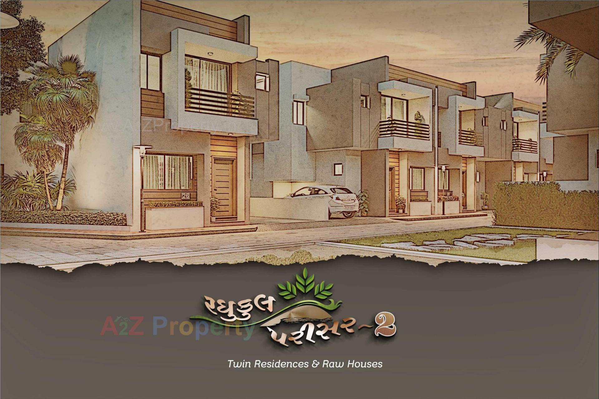 3D Elevation of real estate project Raghukul Parisar located at Anand, Anand, Gujarat