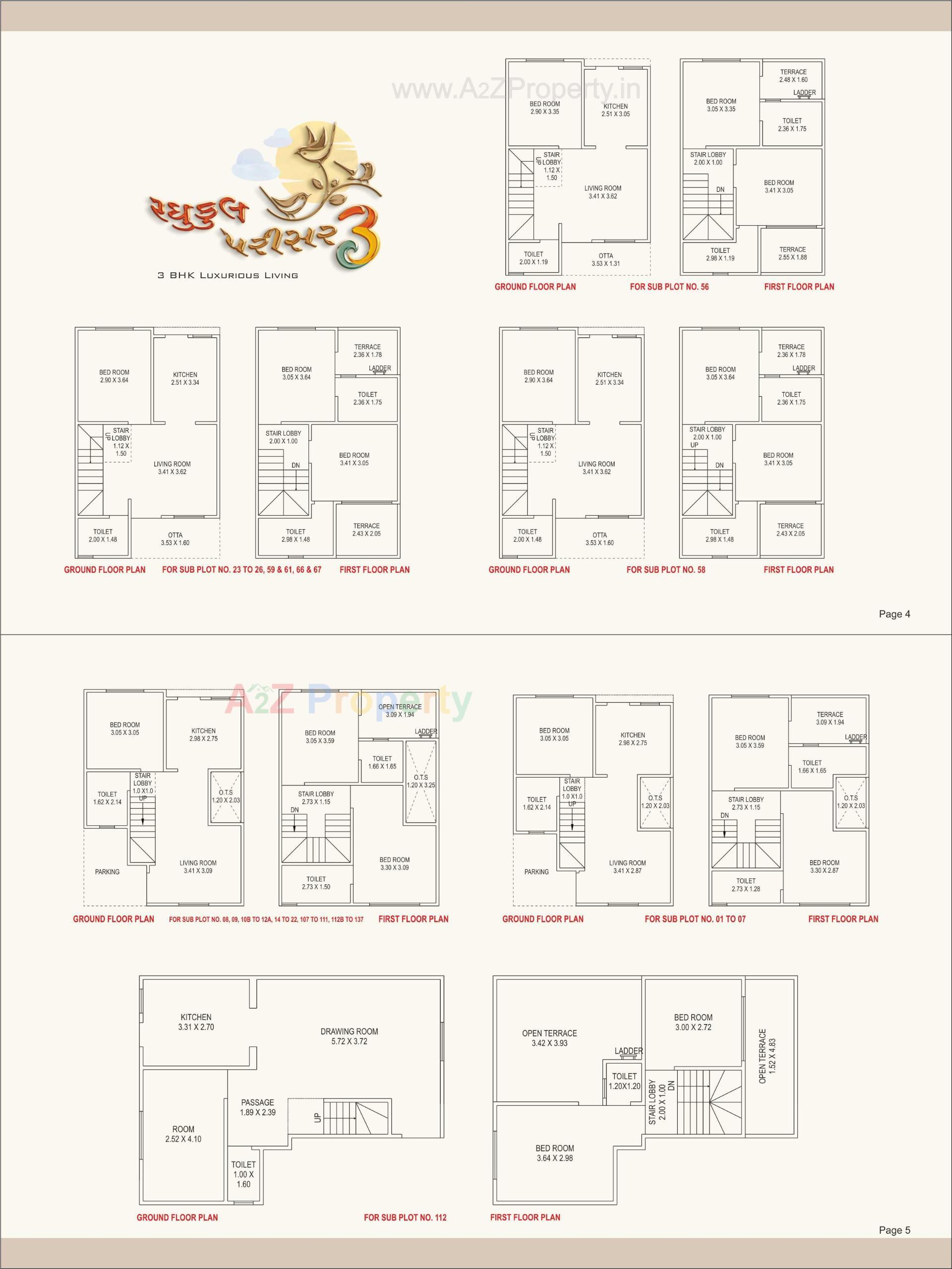  of real estate project Raghukul Parisar located at Karamsad, Anand, Gujarat