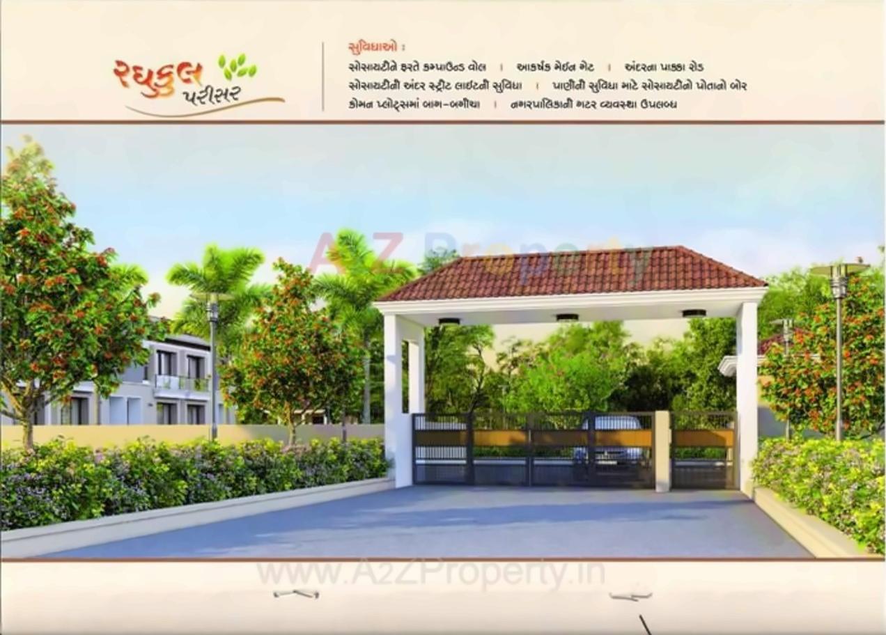 3D Elevation of real estate project Raghukul Parisar located at Karamsad, Anand, Gujarat
