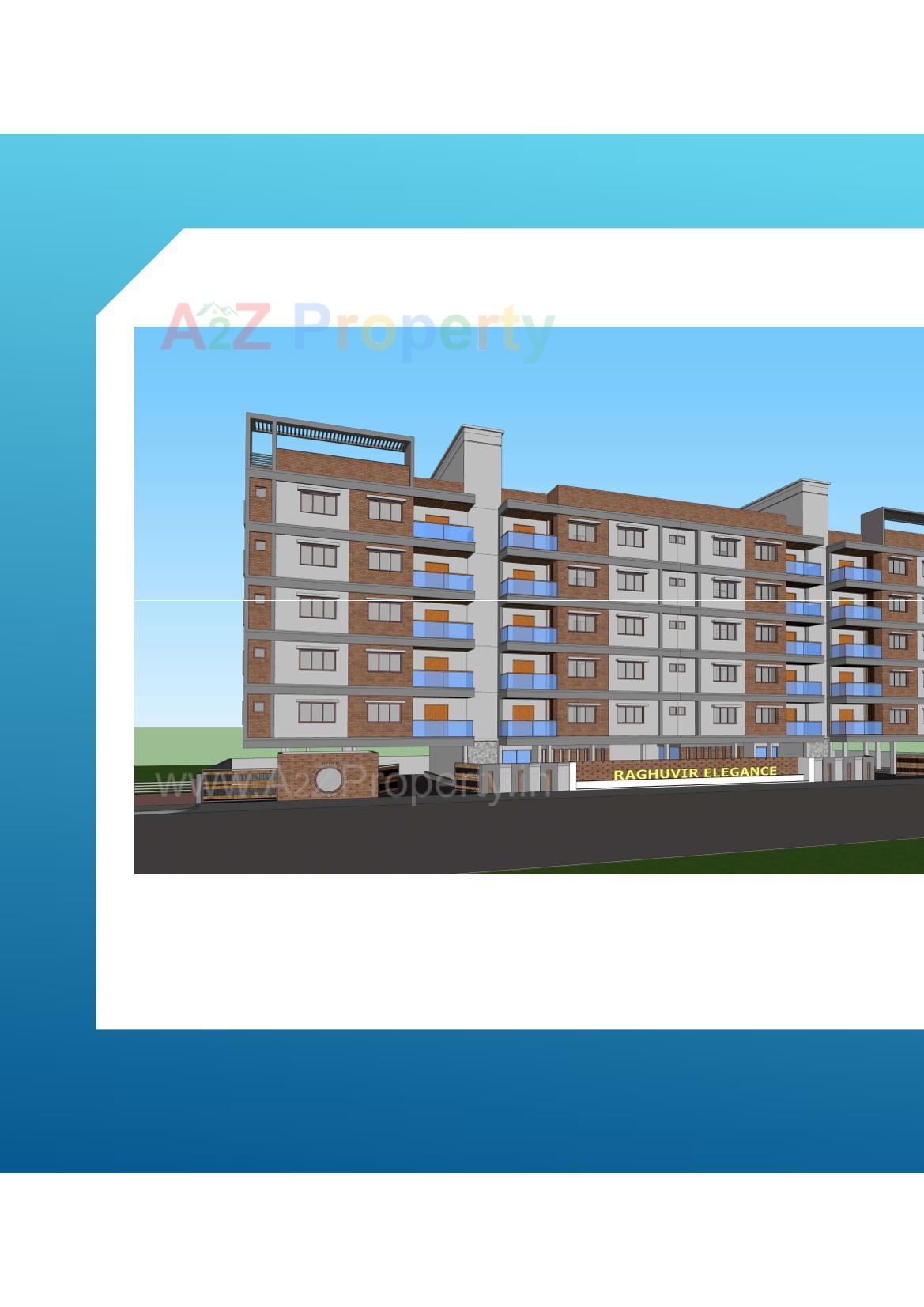 3D Elevation of real estate project Raghuvir Elegance located at V-v--nagar, Anand, Gujarat