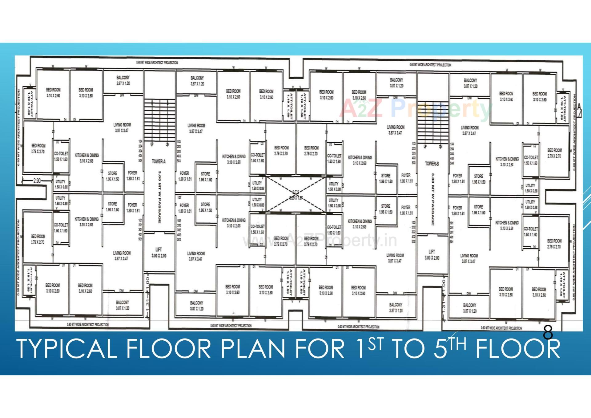 Layout of real estate project Raghuvir Elegance located at V-v--nagar, Anand, Gujarat