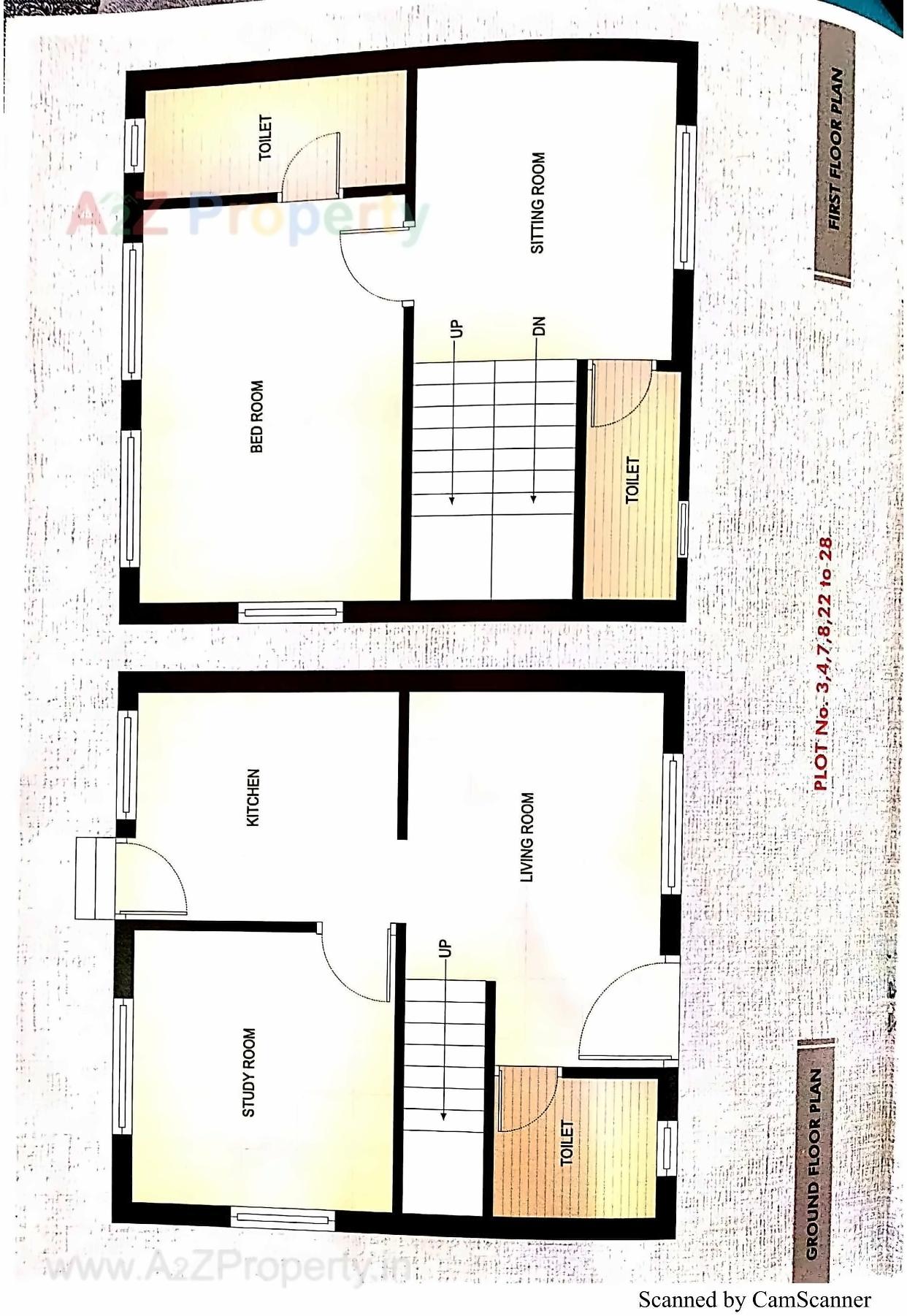Layout of real estate project Ramaniy Bhoomi located at Karamsad, Anand, Gujarat
