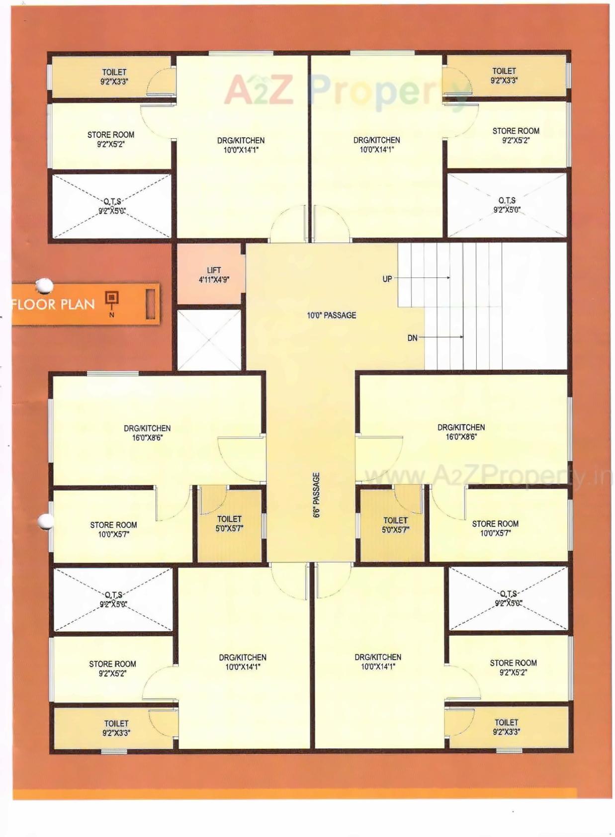 Layout of real estate project Rudra Ansh located at Anand, Anand, Gujarat