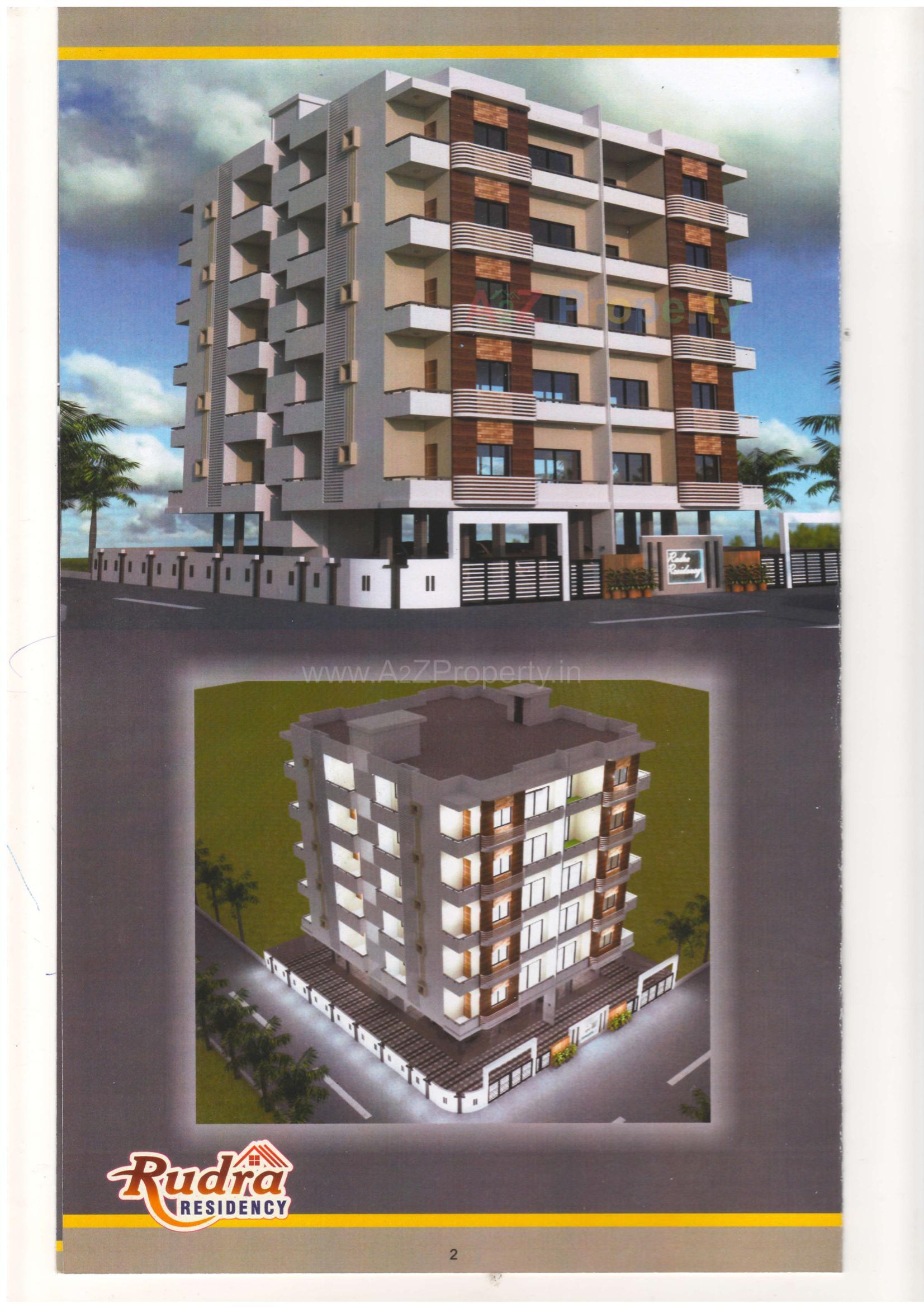 3D Elevation of real estate project Rudra Residency located at Karamsad, Anand, Gujarat