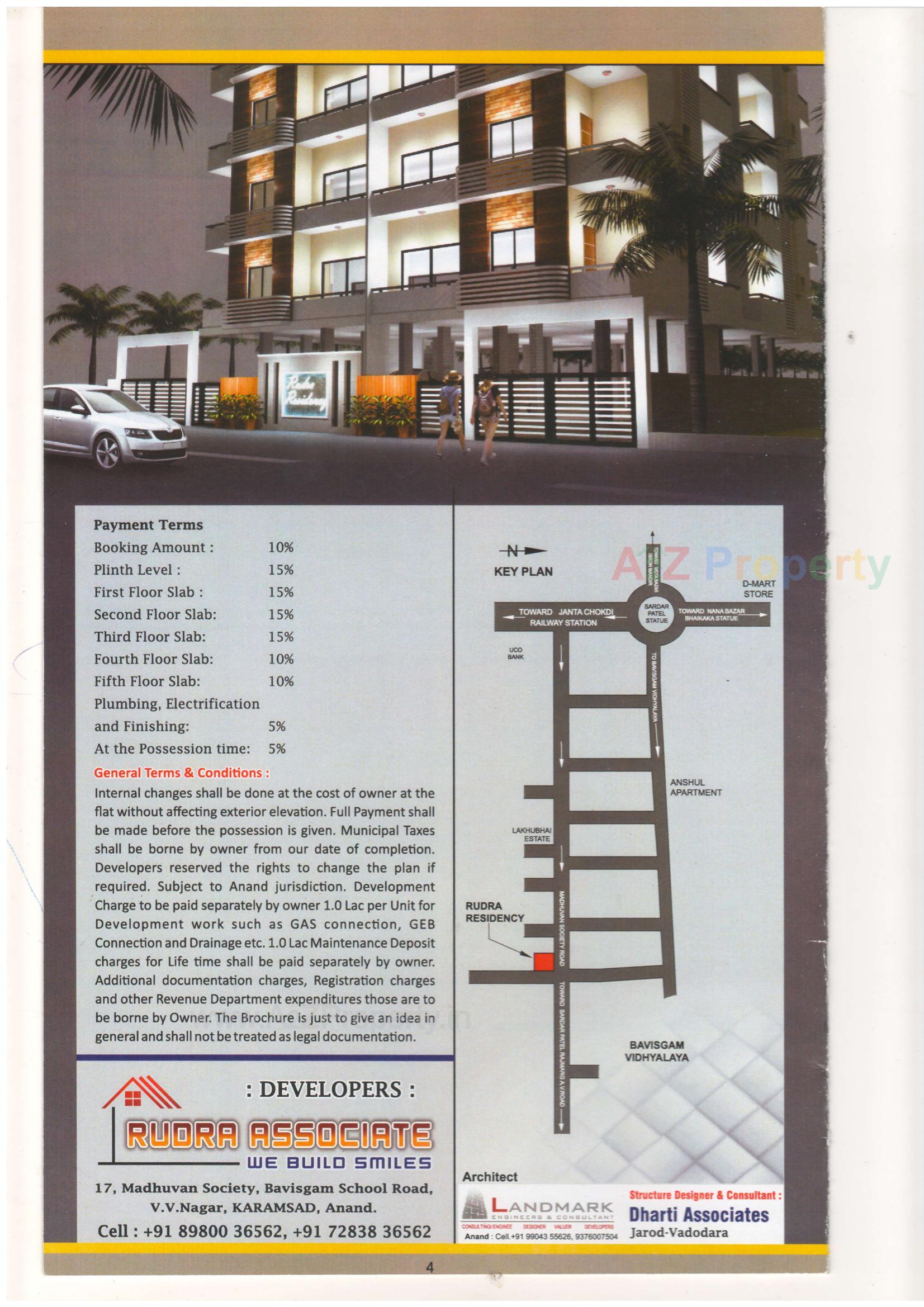  of real estate project Rudra Residency located at Karamsad, Anand, Gujarat
