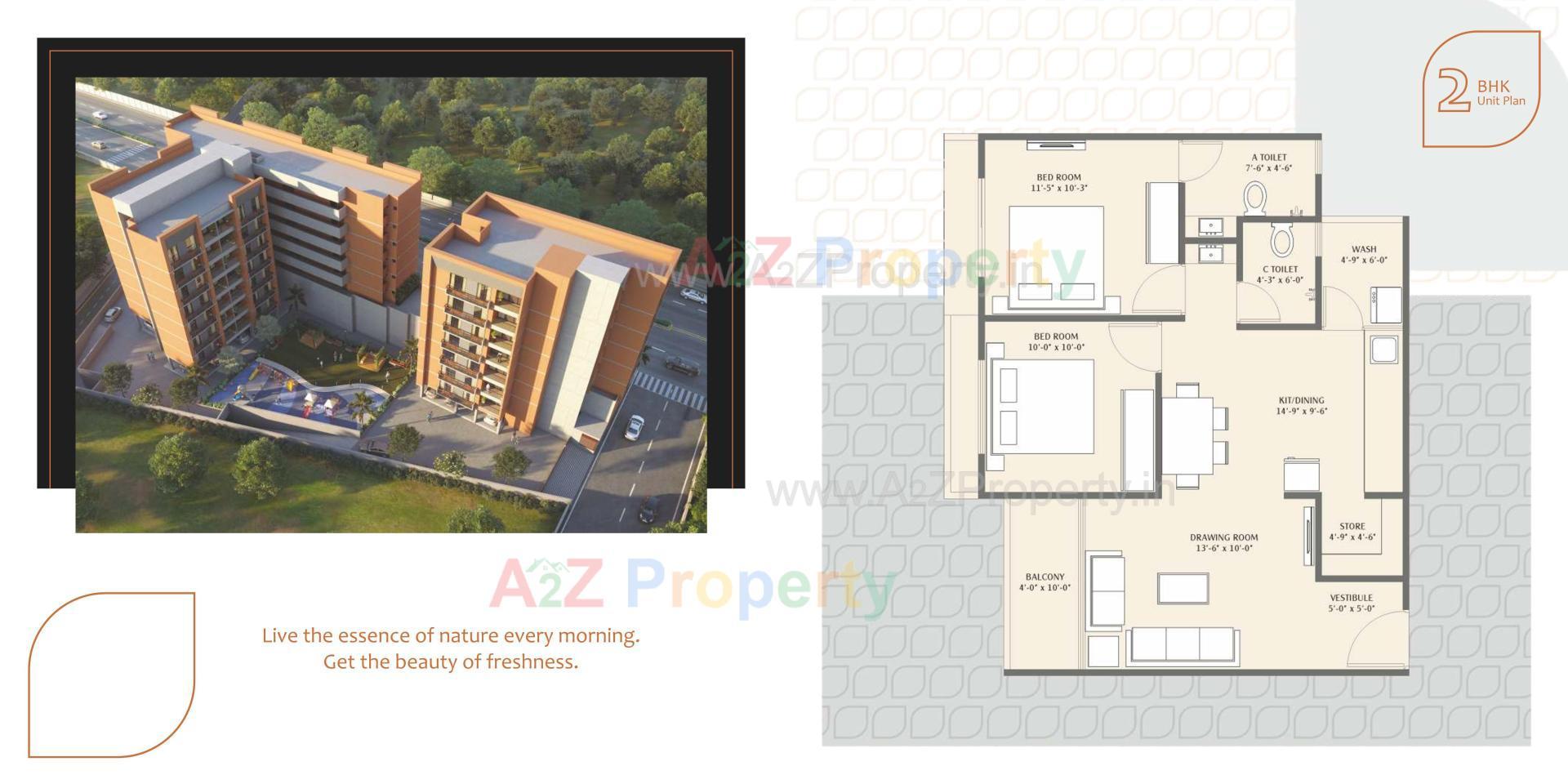 Layout of real estate project Rudveda located at Karamsad, Anand, Gujarat