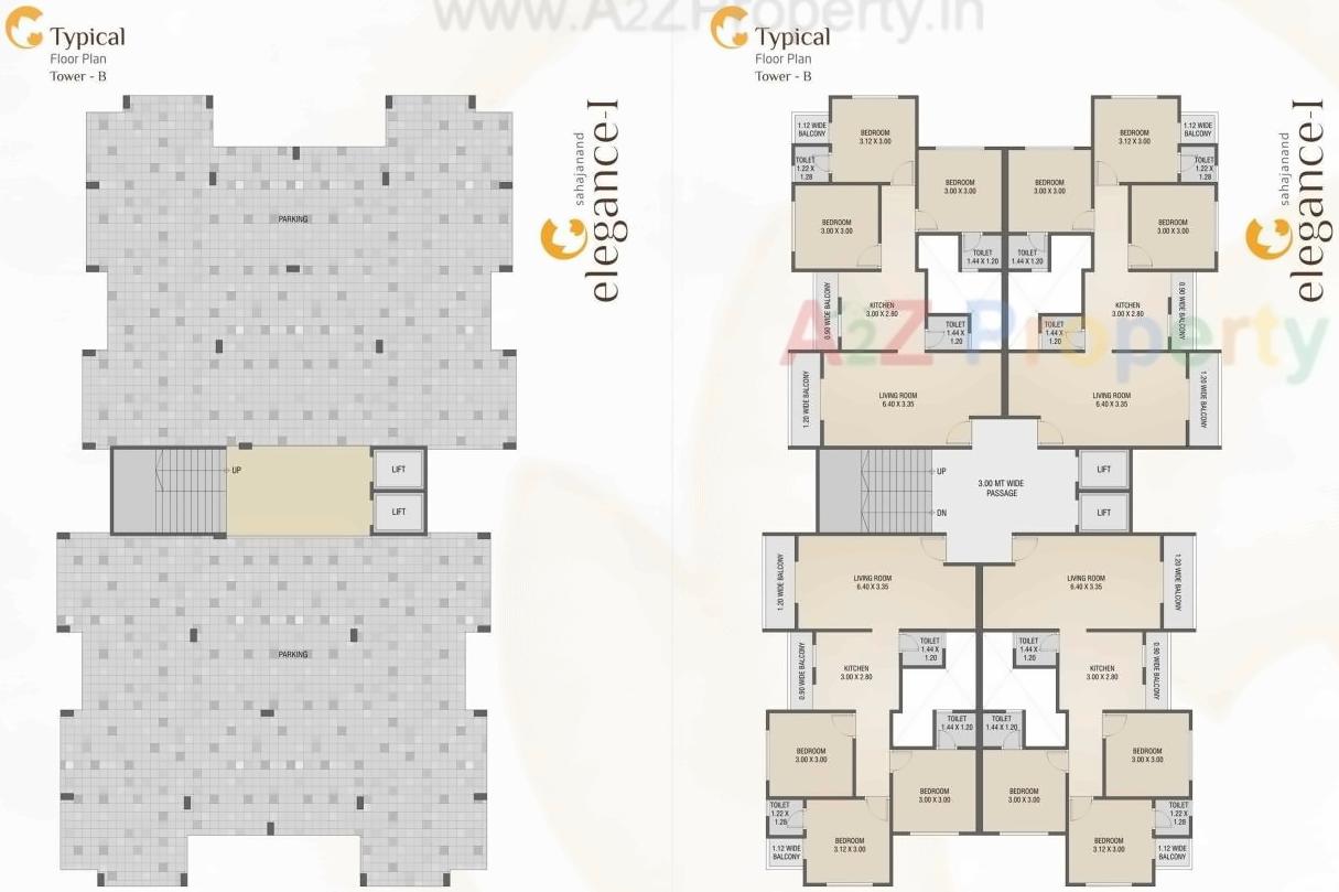 Layout of real estate project Sahajanand Elagance located at Karamsad, Anand, Gujarat