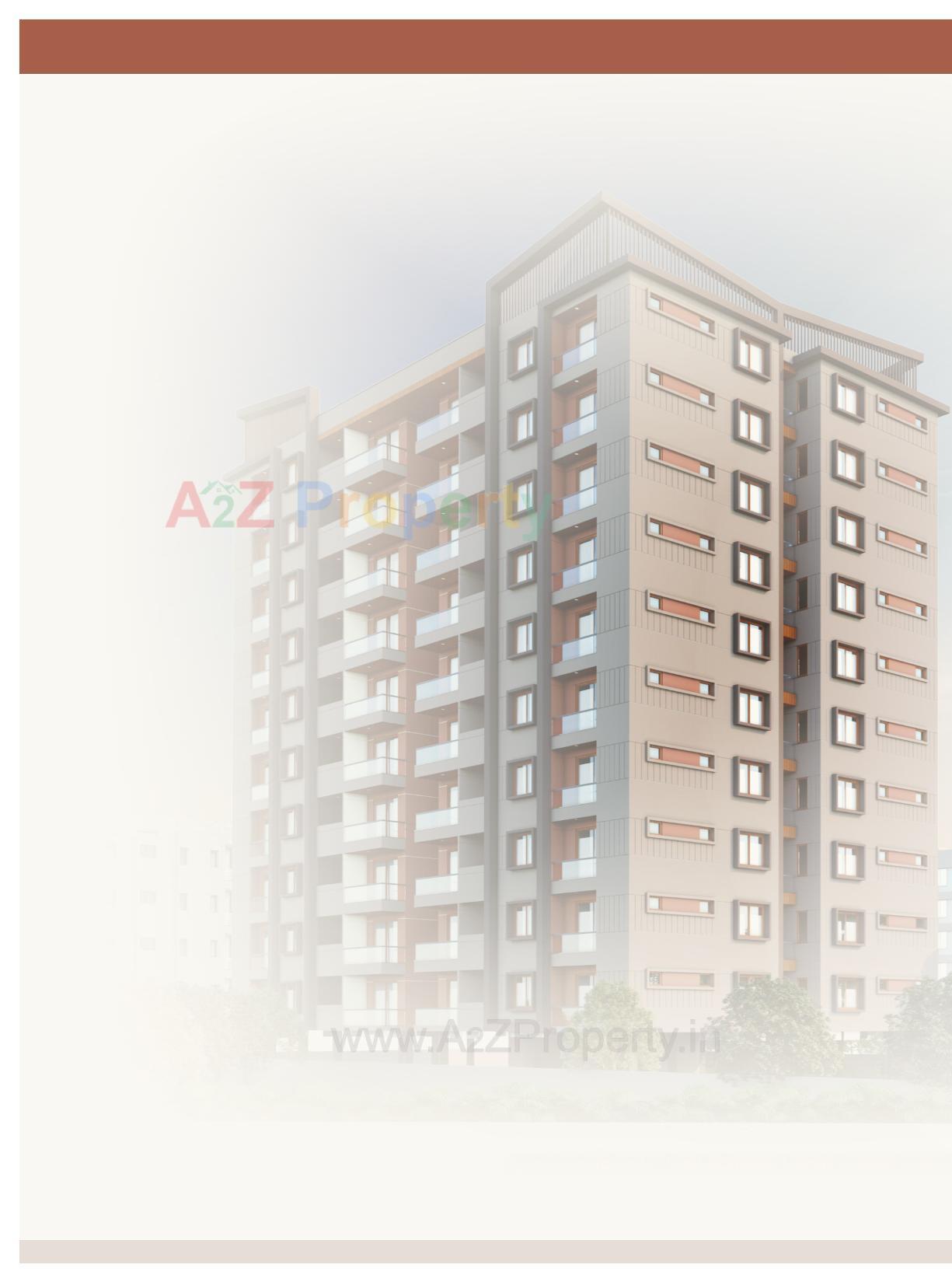 3D Elevation of real estate project Sahajanand Sparsh located at Anand, Anand, Gujarat