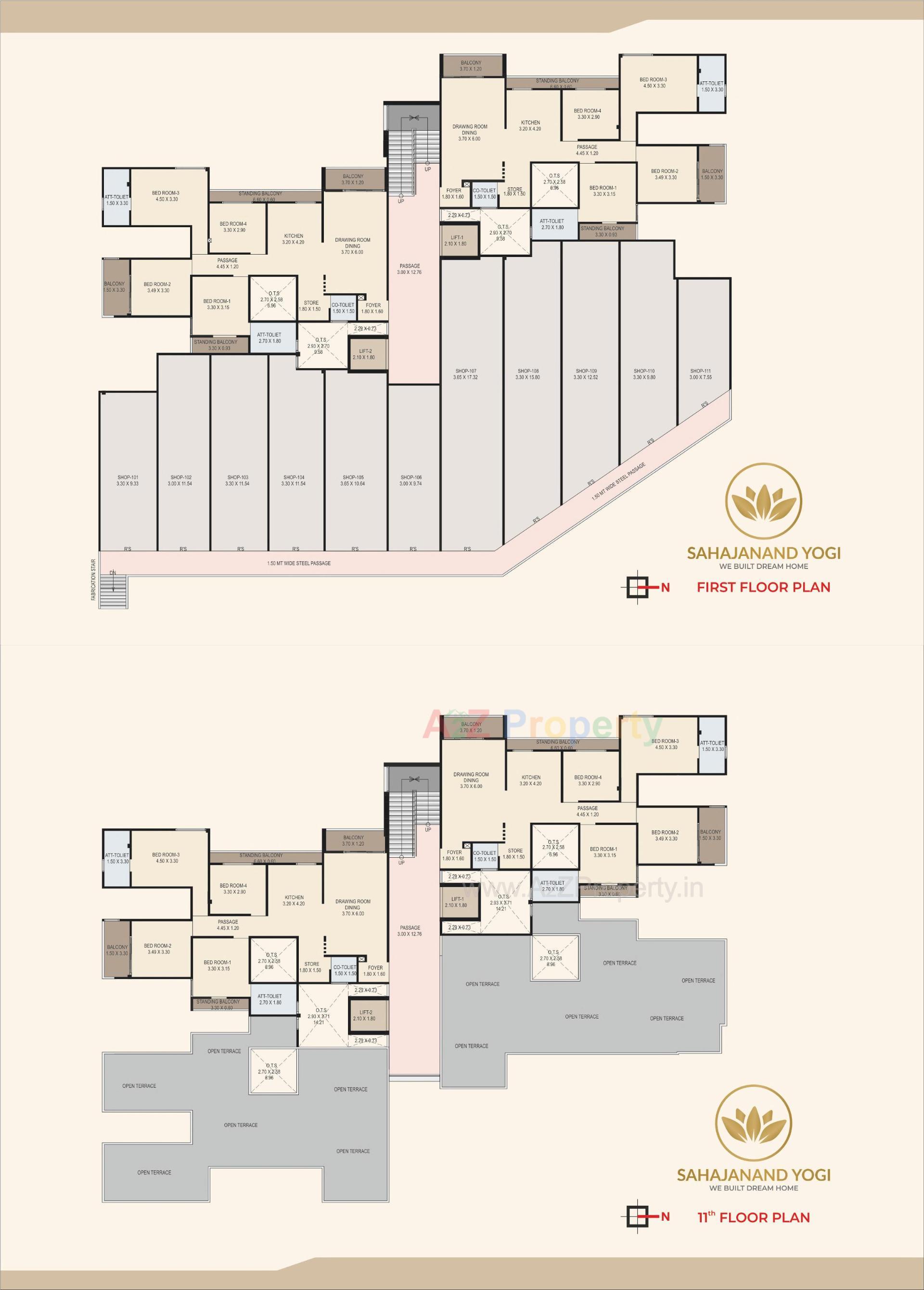 Layout of real estate project Sahajanand Yogi located at Anand, Anand, Gujarat