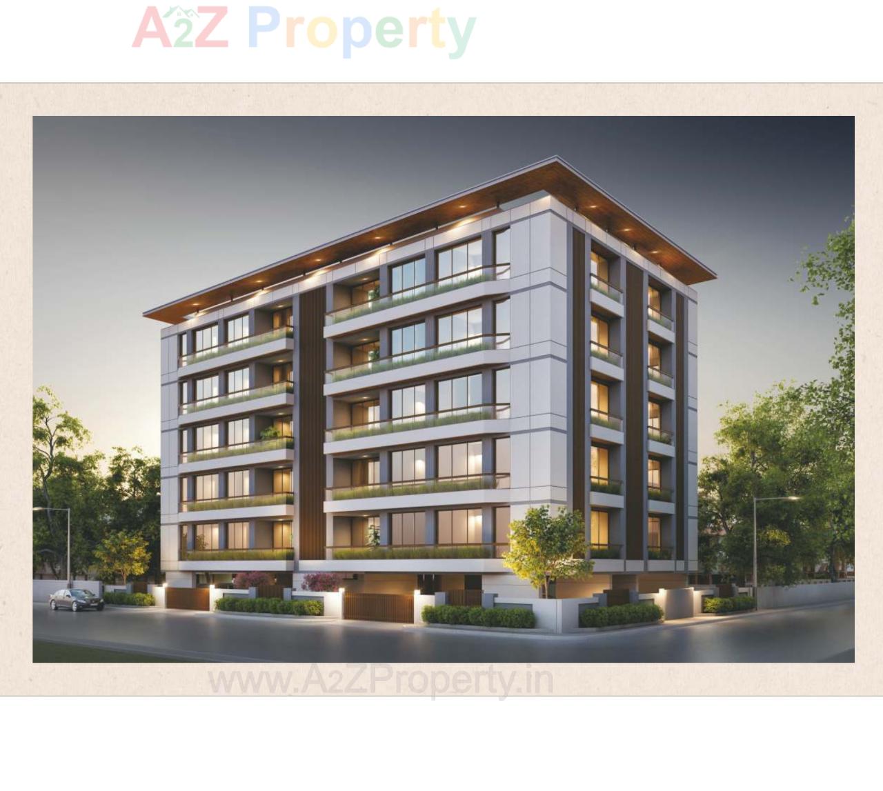 3D Elevation of real estate project Sarjan located at Vallabh-vidhyanagar, Anand, Gujarat