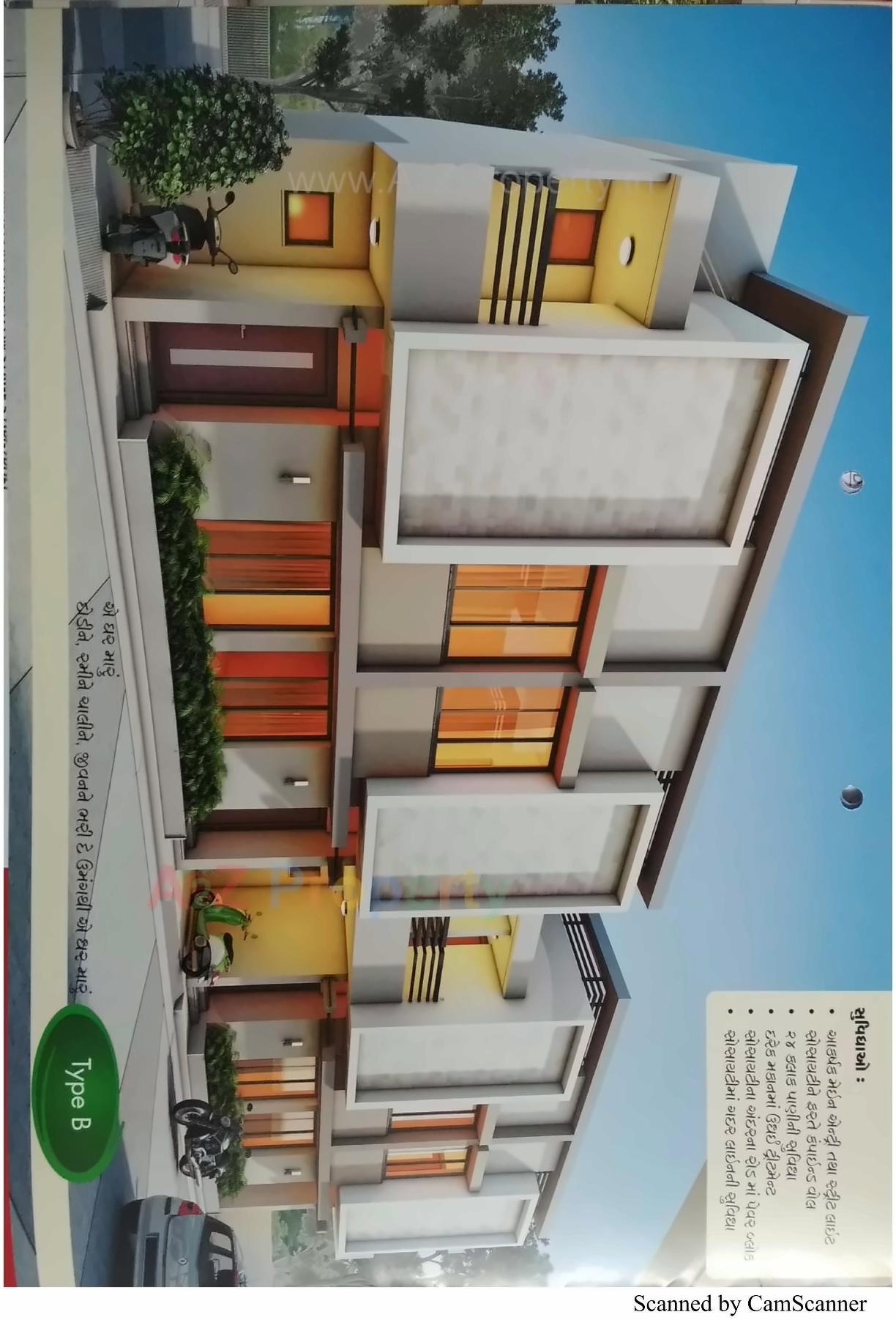 Layout of real estate project Savitanagar Society located at Karamsad, Anand, Gujarat
