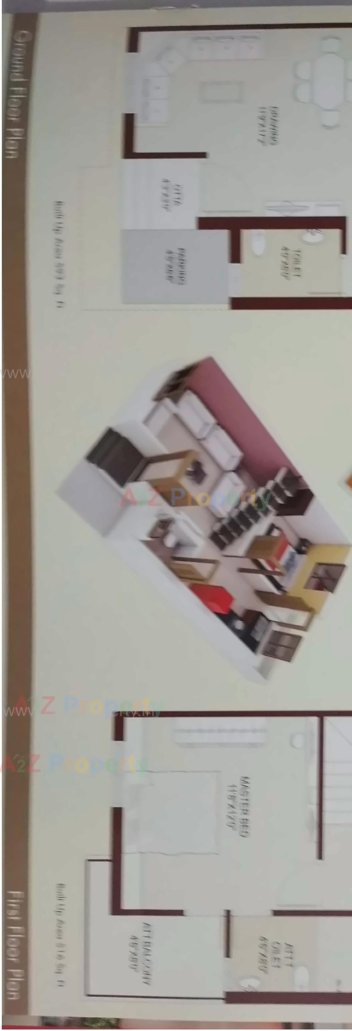 Layout of real estate project Savitanagar Society located at Karamsad, Anand, Gujarat