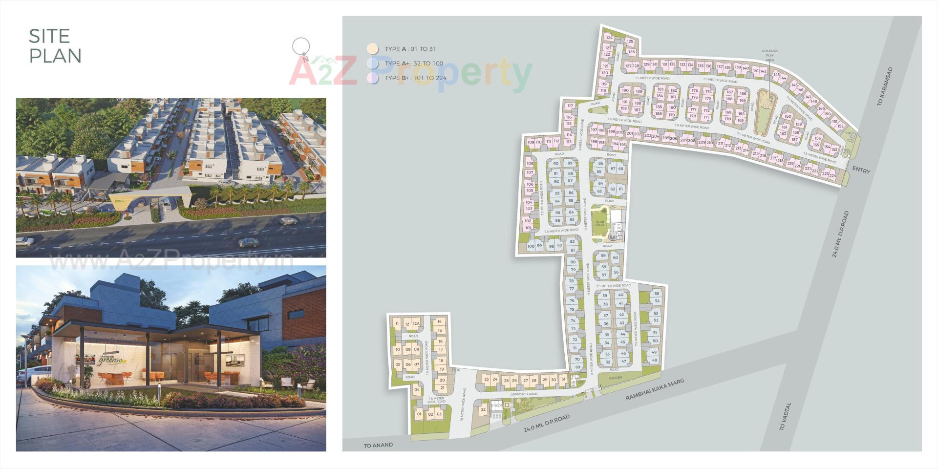  of real estate project Shaligram Greens Ii located at Bakrol, Anand, Gujarat