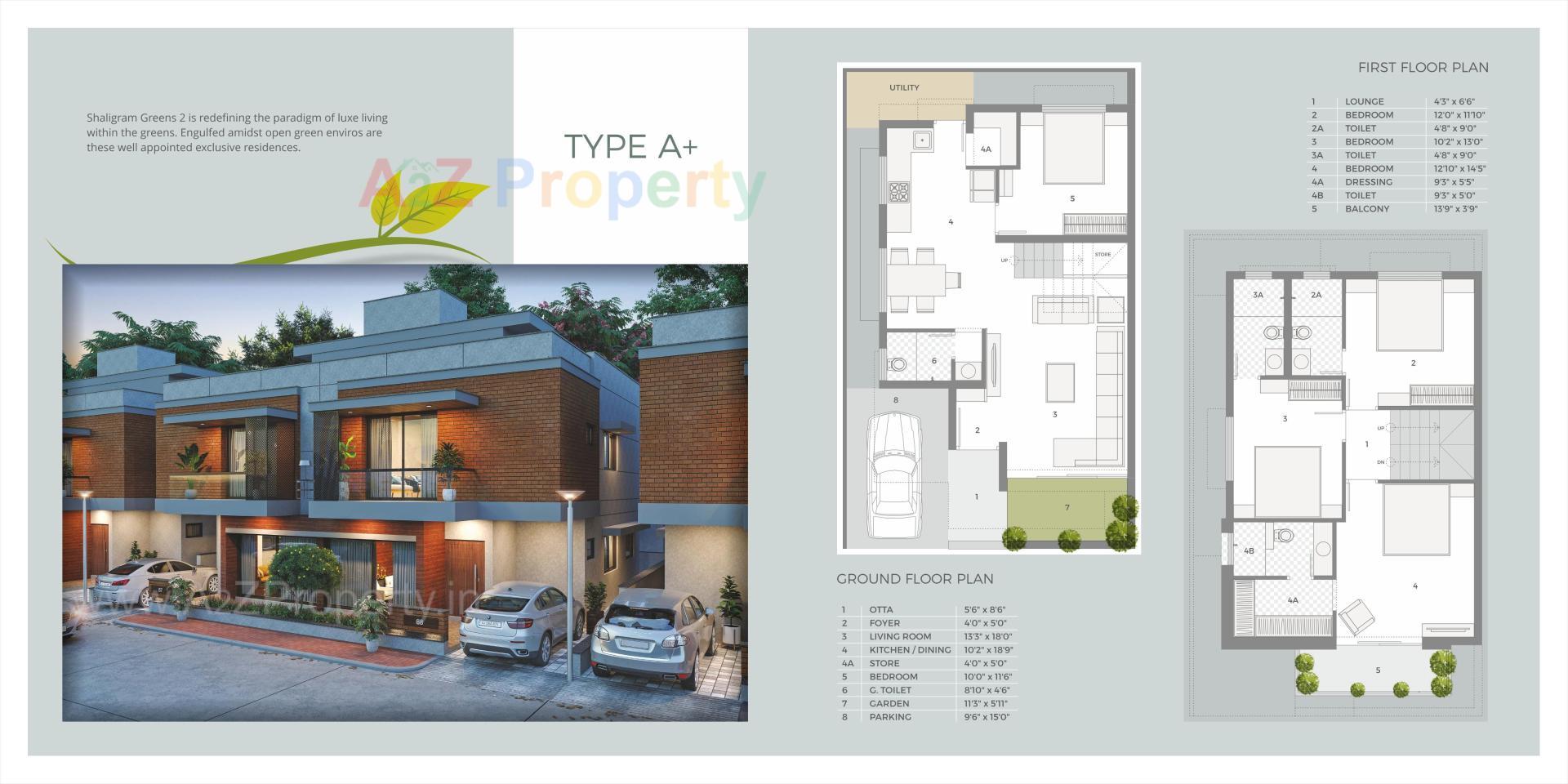 Layout of real estate project Shaligram Greens Ii located at Bakrol, Anand, Gujarat