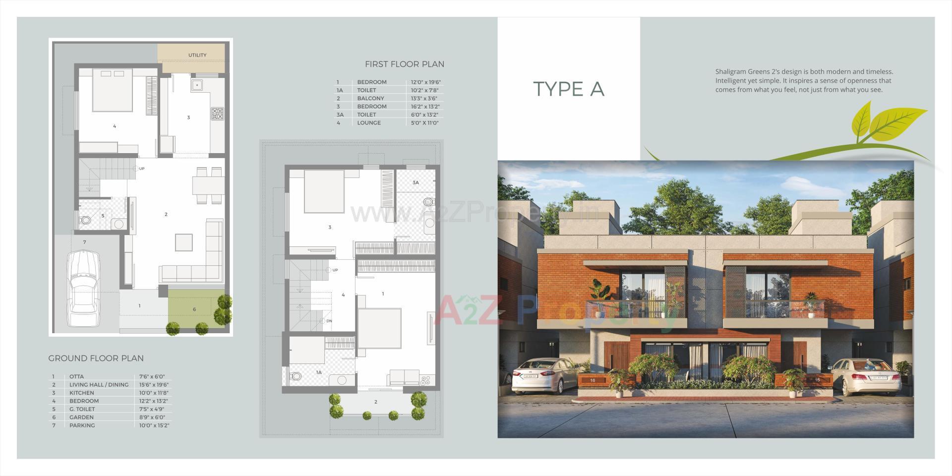 Layout of real estate project Shaligram Greens Ii located at Bakrol, Anand, Gujarat
