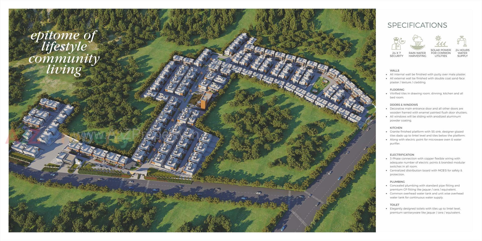  of real estate project Shaligram Greens Ii located at Bakrol, Anand, Gujarat