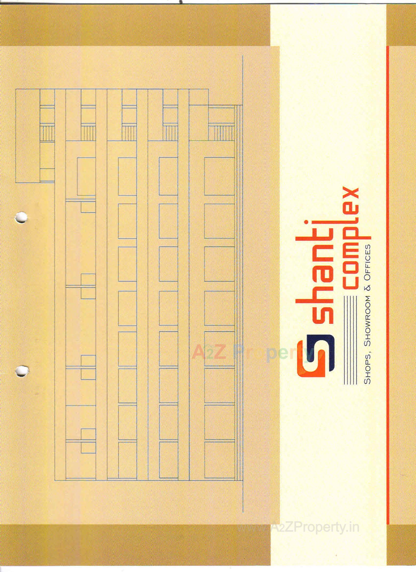 Layout of real estate project Shanti Complex located at Anand, Anand, Gujarat