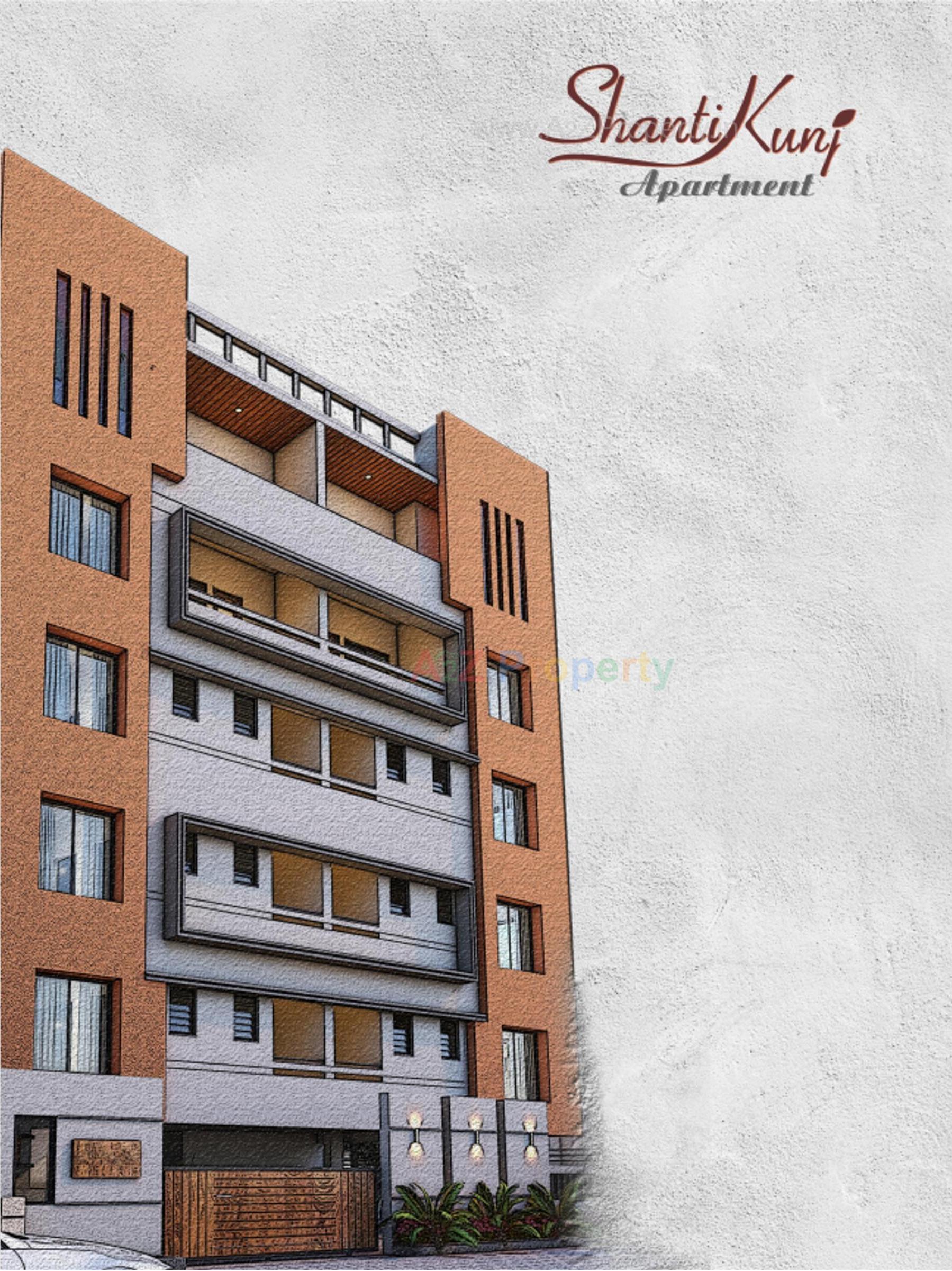 3D Elevation of real estate project Shantikunj Apartment located at Anand, Anand, Gujarat
