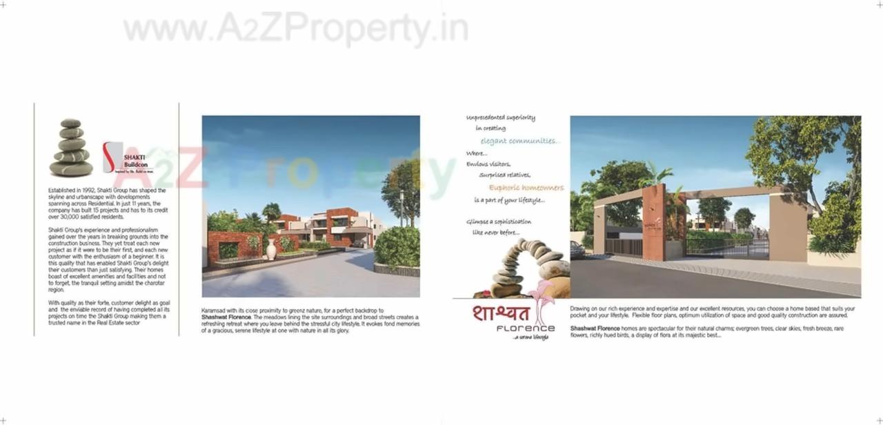  of real estate project Shashwat Florence located at Karamsad, Anand, Gujarat