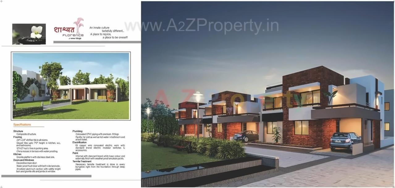 3D Elevation of real estate project Shashwat Florence located at Karamsad, Anand, Gujarat