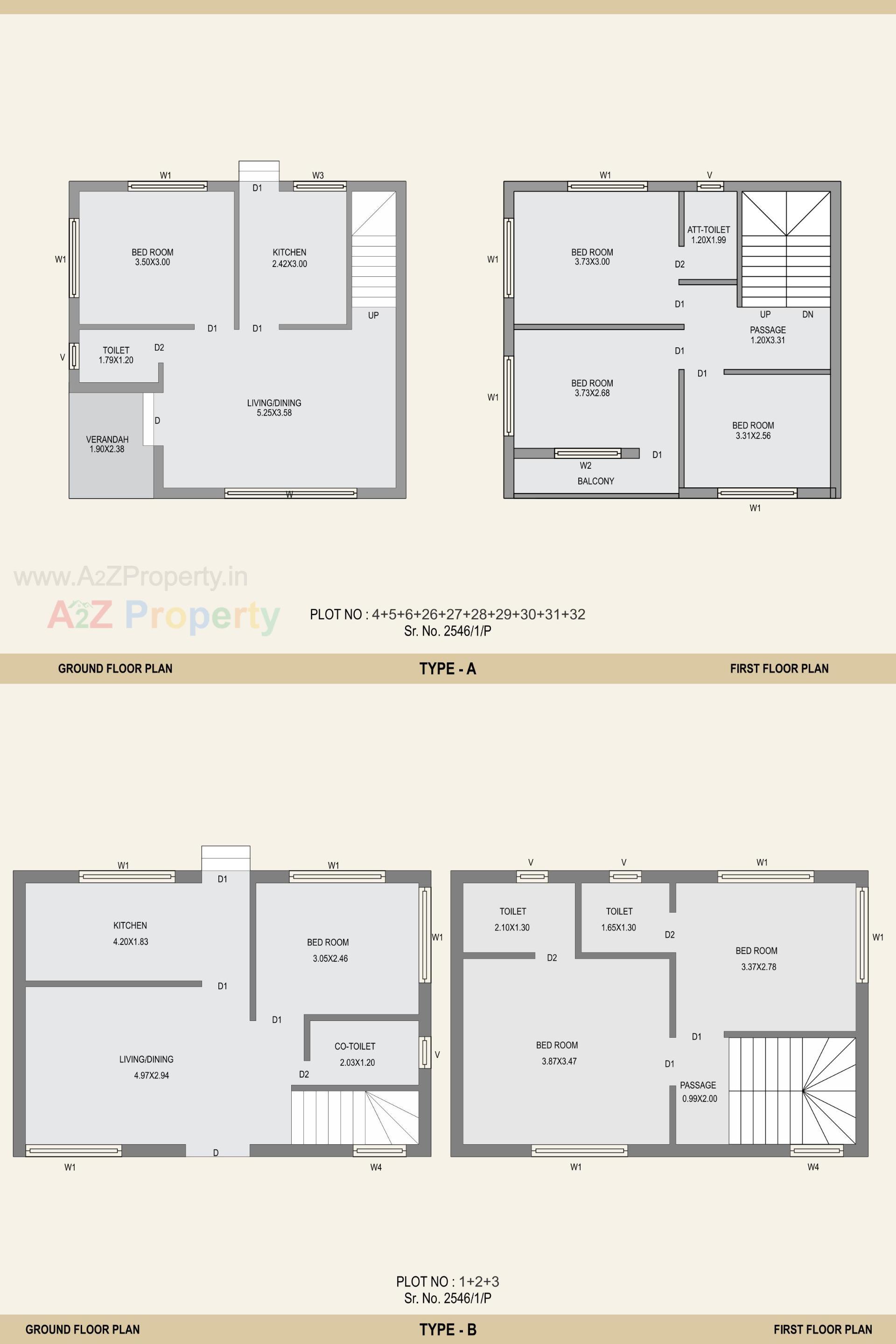 Layout of real estate project Shiv Dutt located at Bakrol, Anand, Gujarat