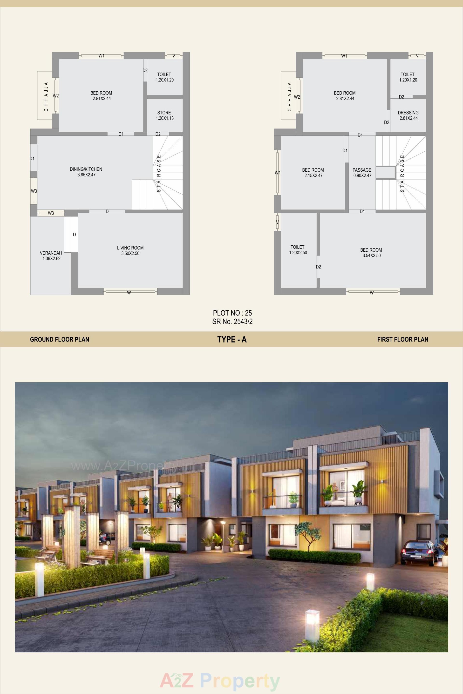 Layout of real estate project Shiv Dutt located at Bakrol, Anand, Gujarat