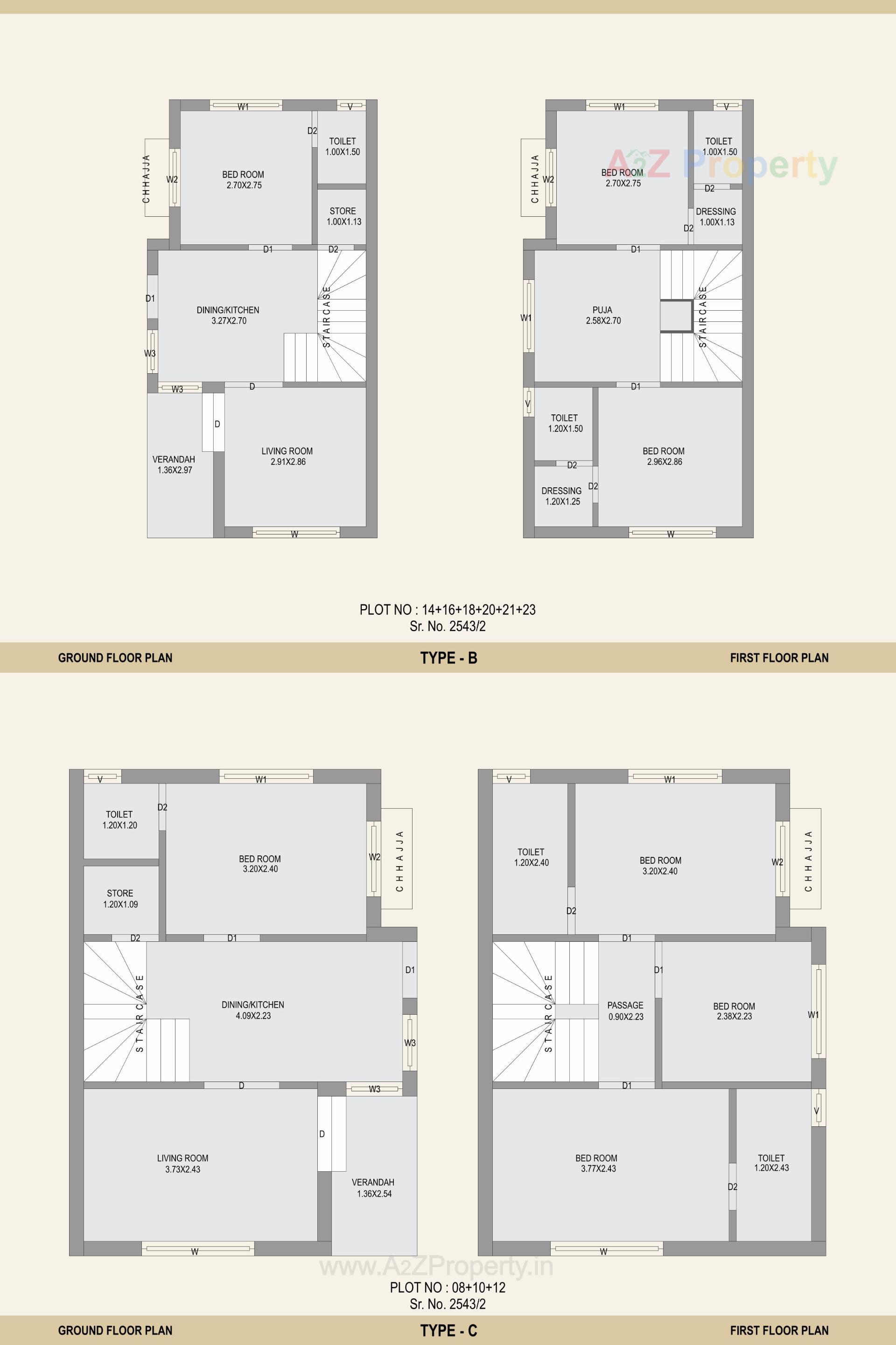 Layout of real estate project Shiv Dutt located at Bakrol, Anand, Gujarat