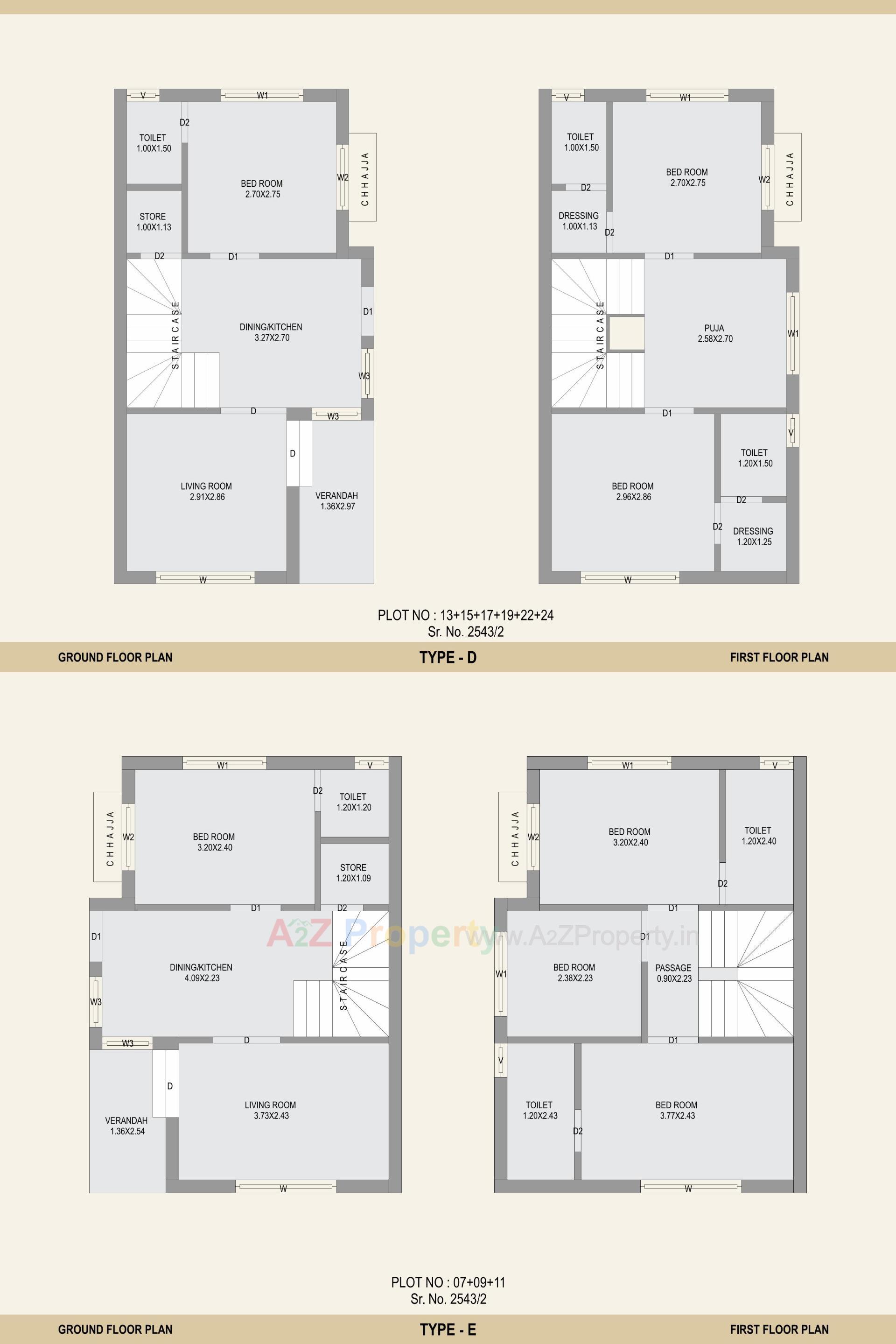 Layout of real estate project Shiv Dutt located at Bakrol, Anand, Gujarat