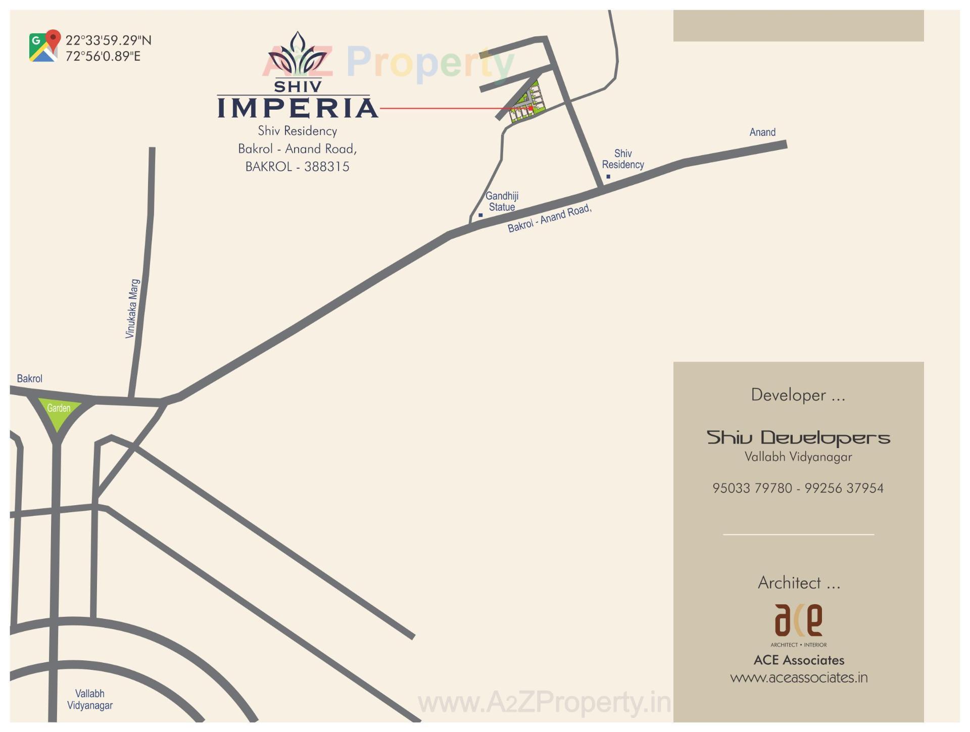  of real estate project Shiv Imperia located at Bakrol, Anand, Gujarat