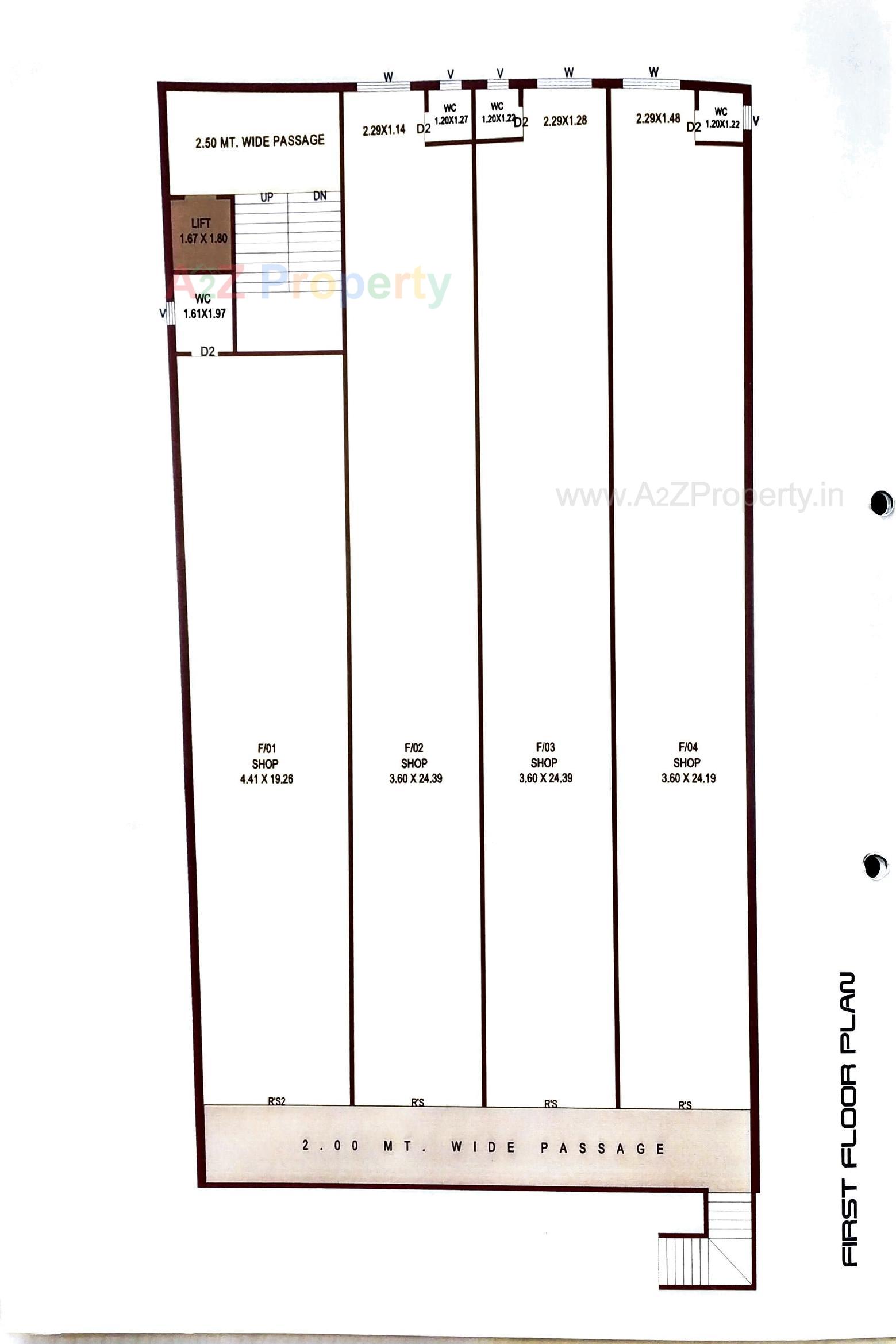 Layout of real estate project Shiv Shyam Enclave located at Anand, Anand, Gujarat