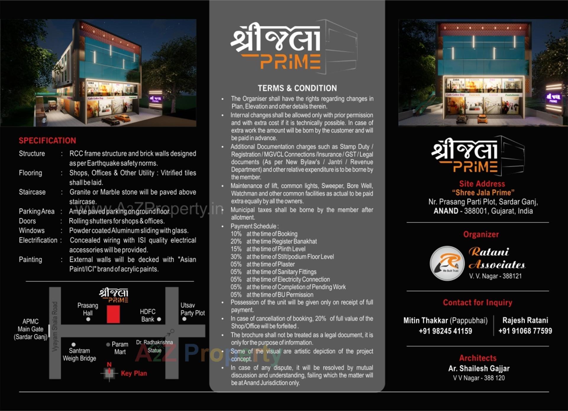  of real estate project Shree Jala Prime located at Anand, Anand, Gujarat