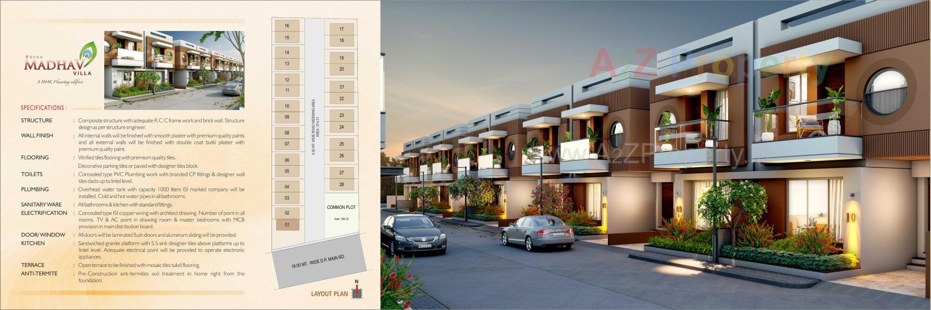  of real estate project Shree Madhav Villa located at Karamsad, Anand, Gujarat