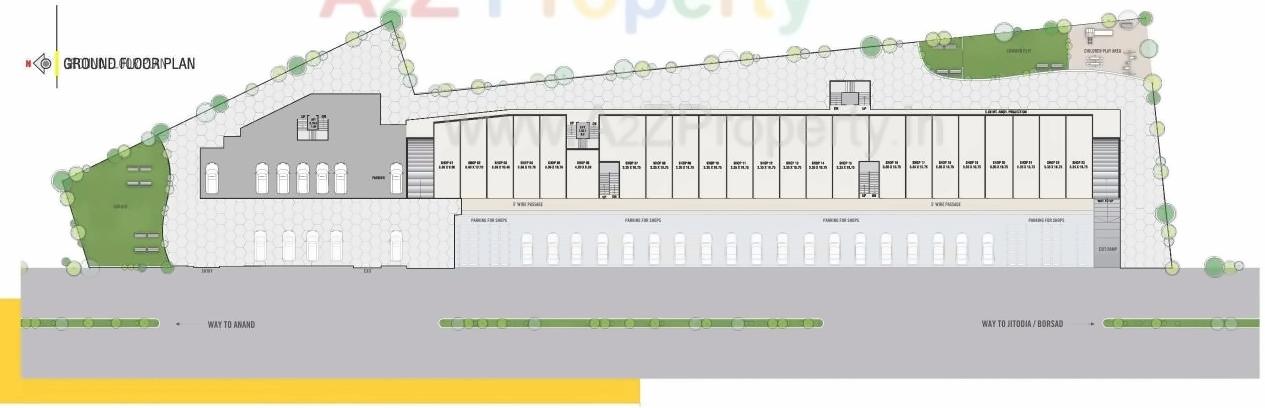 Layout of real estate project Shree Ram Anand located at Anand, Anand, Gujarat