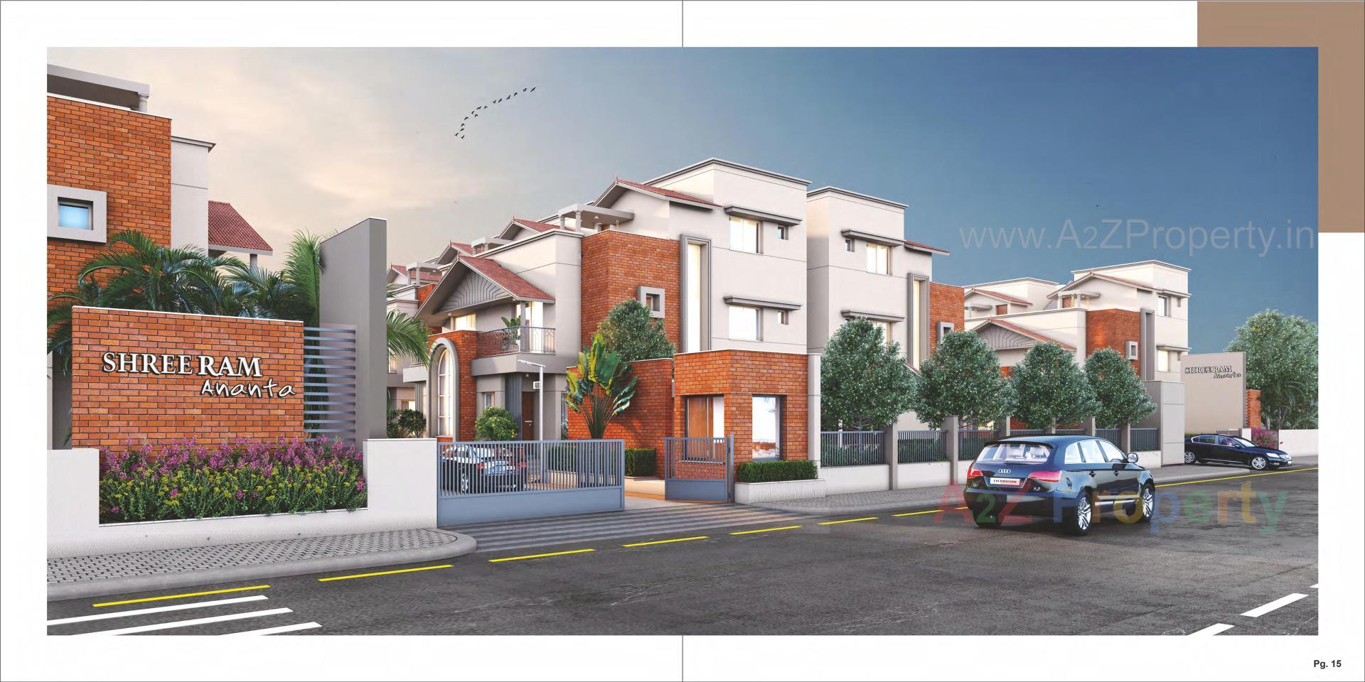 3D Elevation of real estate project Shri Ram Ananta located at Karamsad, Anand, Gujarat