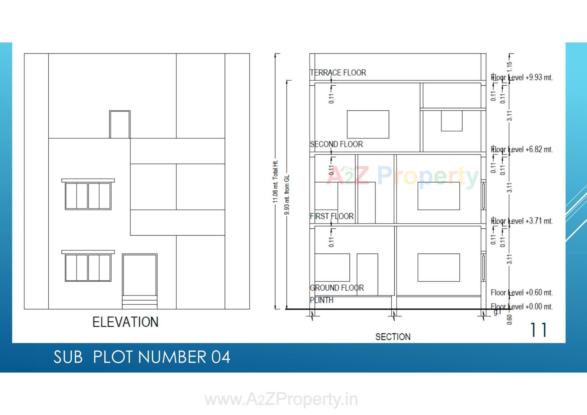 Layout of real estate project Shri Ram Elegance located at Anand, Anand, Gujarat