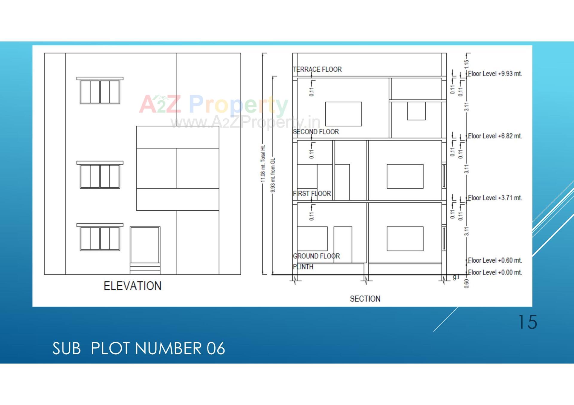 Layout of real estate project Shri Ram Elegance located at Anand, Anand, Gujarat